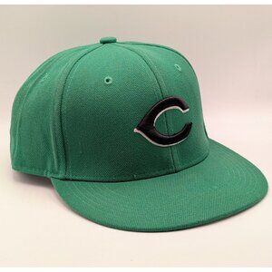 Cincinnati Reds Green Fitted Hat Cap St. Patty's Patrick's Day Mens Size 7 1/2